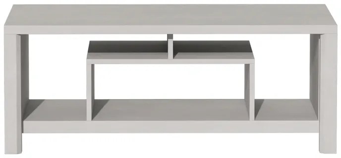 Τραπέζι σαλονιού Tracy pakoworld λευκό-γκρι 120x60x48.5εκ