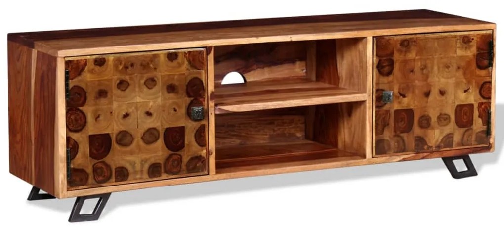 vidaXL Έπιπλο Τηλεόρασης 120 x 30 x 40 εκ. από Μασίφ Ξύλο Ακακίας