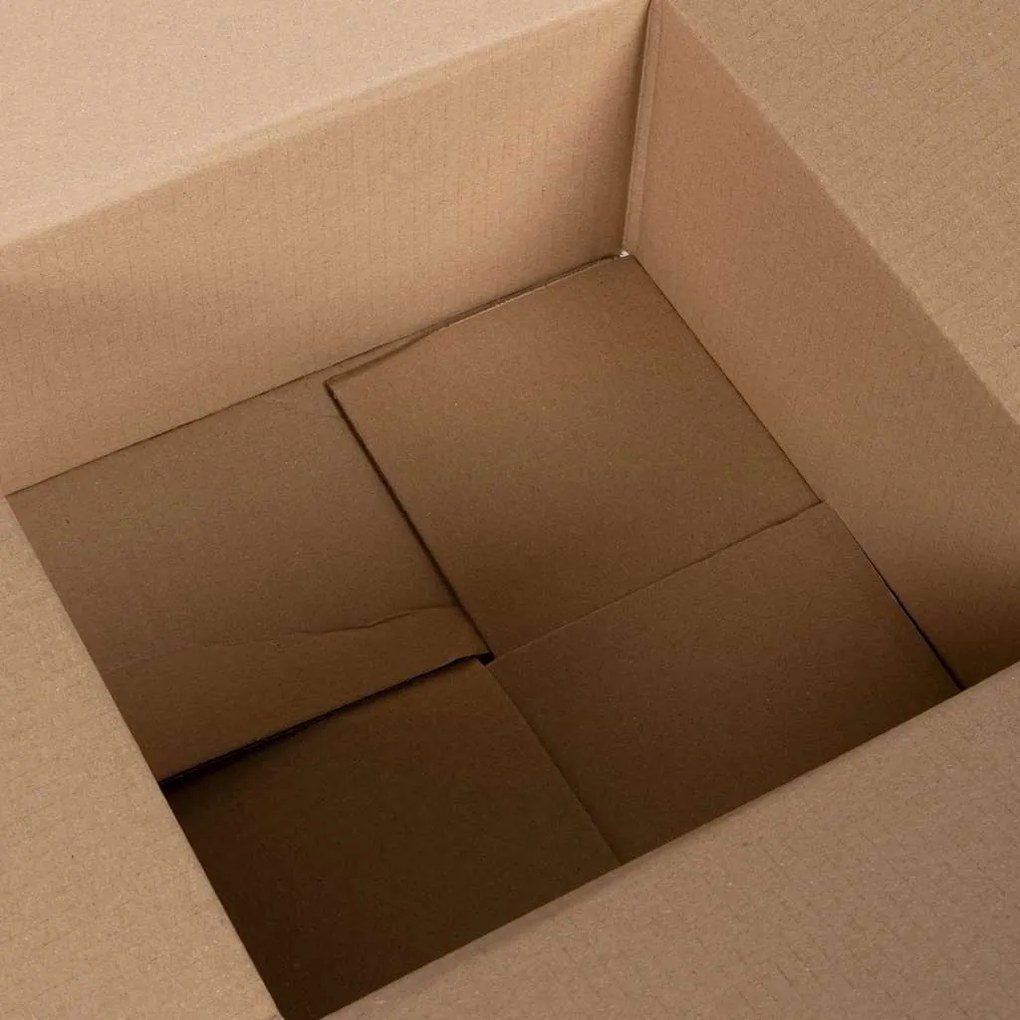 vidaXL Πτυσσόμενο Κουτί 50 pcs Καφέ 30 x 30 x 15 cm Χαρτόνι