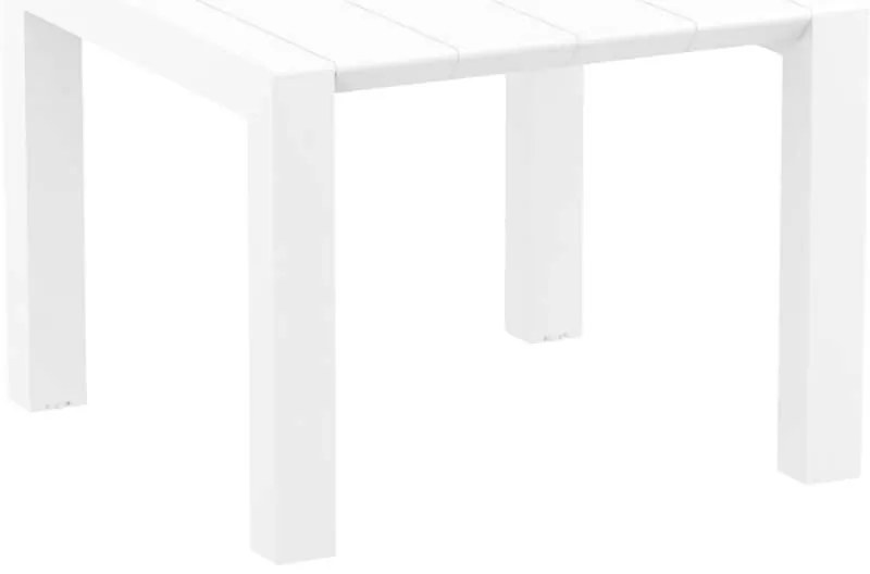 ΤΡΑΠΕΖΙ ΕΠΕΚΤ. ΠΟΛ/ΝΙΟΥ VEGAS 100X100/140εκ. WHITE