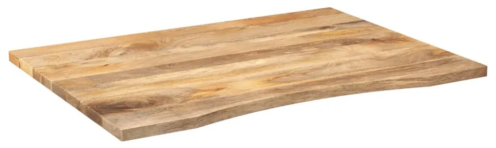 vidaXL Επιφάνεια Γραφείου Καμπύλη 110x80x2,5 εκ Μασίφ Ακατ. Μάνγκο