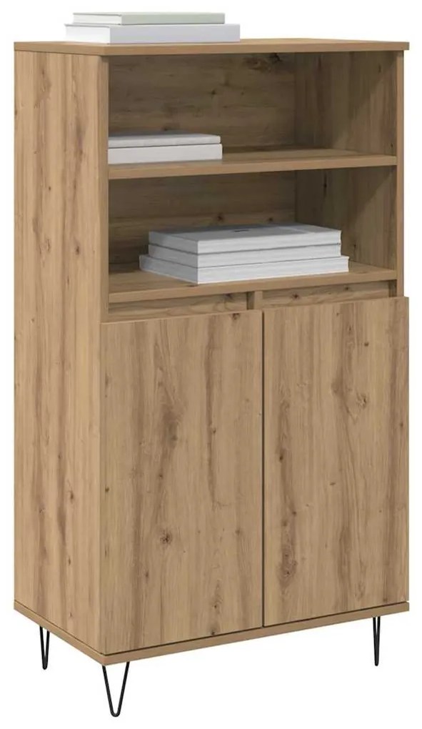 vidaXL Highboard Καφέ 60 x 36 x 110 εκ. Επεξεργασμένο ξύλο