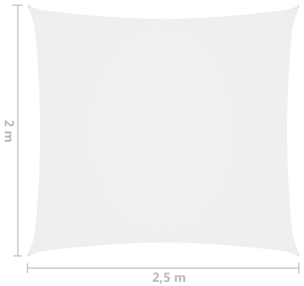 ΠΑΝΙ ΣΚΙΑΣΗΣ ΟΡΘΟΓΩΝΙΟ ΛΕΥΚΟ 2 X 2,5 Μ. ΑΠΟ ΎΦΑΣΜΑ OXFORD 135254