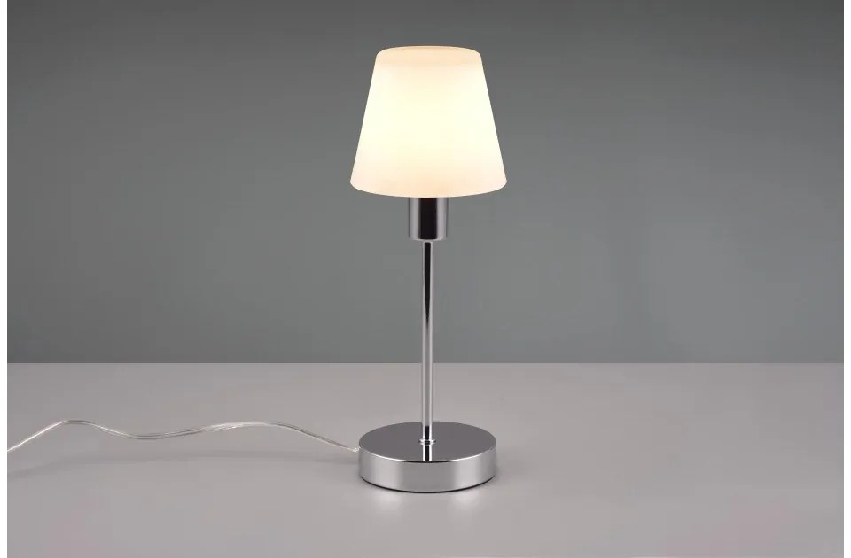 Επιτραπέζιο Φωτιστικό 1xE14 Αφής Luis II Trio Lighting-595700106-Λευκό 595700106