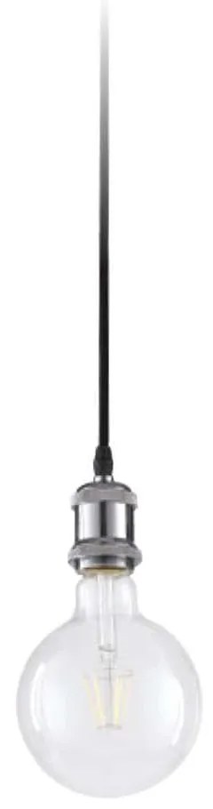 Φωτιστικό Οροφής Clock I-TRACK-CLOCK-CR 1xE27 4,5x110cm Chrome Intec Aluminium