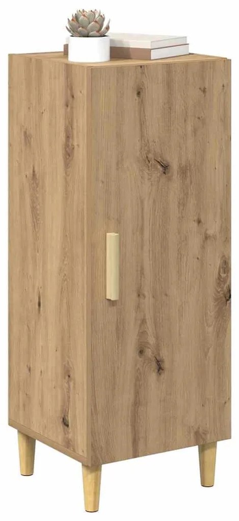 vidaXL Πλαϊνό γραφείο artisan δρυς 34,5 x 34 x 90 εκ.