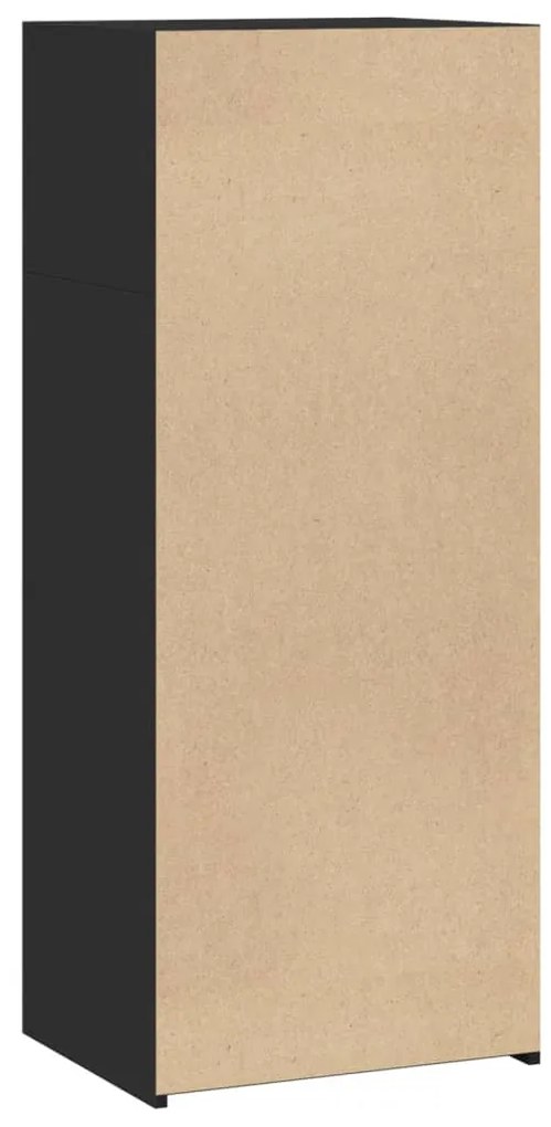 vidaXL Ντουλάπι Μαύρο 50x41x124 εκ. από Επεξεργασμένο Ξύλο