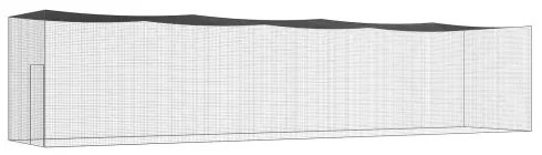 VEVOR Baseball Batting Netting, Professional Softball Baseball Batting Hitting Training Net, Practice Portable Pitching Cage Net with Door &amp; Carry Bag, Heavy Duty Enclosed PE Netting, 55FT (NET ONLY)