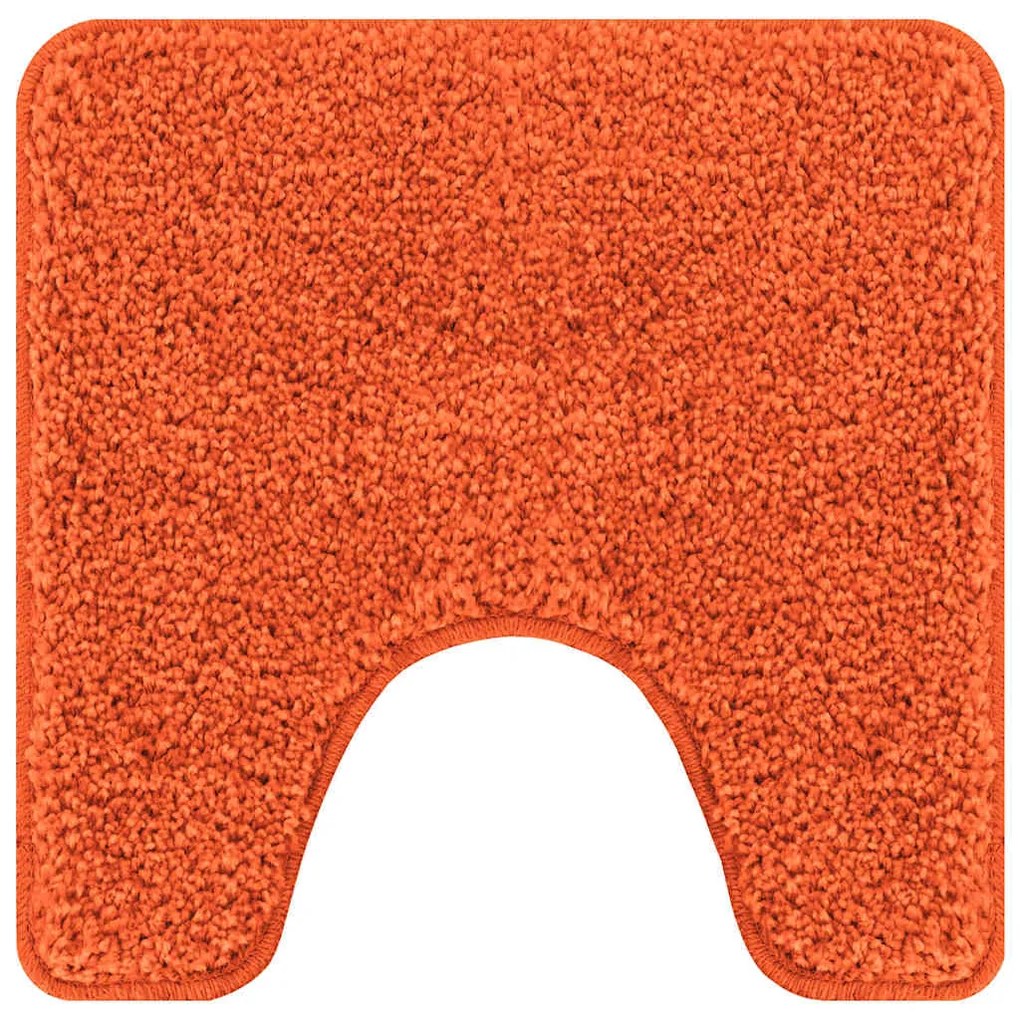 vidaXL Πατάκι μπάνιου 2 pcs Πορτοκαλί 50 x 50 cm Πολυπροπυλένιο