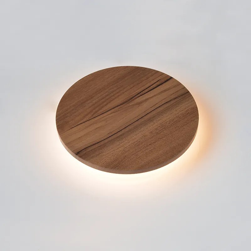 ΕΠΙΤ Φ/Σ LED 5W 3000Κ ΑΠΟΧΡ.ΣΚΟΥΡ ΞΥΛΟΥ MDF ΚΥΚΛ Φ14XH3,6CM ECLIPSE - ZM1705LEDWDW