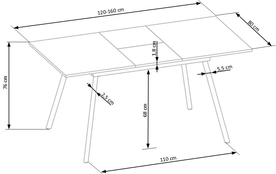 ALBON ext. table DIOMMI V-CH-ALBON-ST