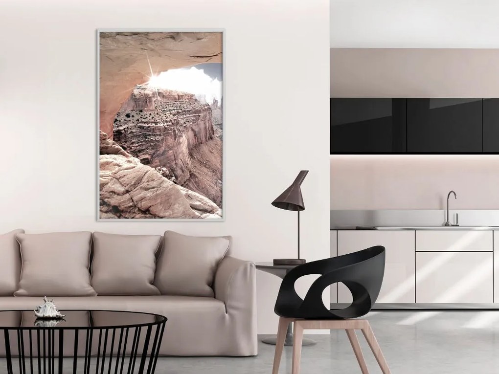 Αφίσα - Beauty of the Canyon - 40x60 - Χρυσό - Χωρίς πασπαρτού