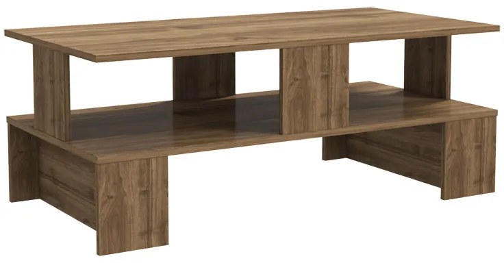 Τραπέζι σαλονιού Olly pakoworld καρυδί 120x60x47εκ Model: 120-000373