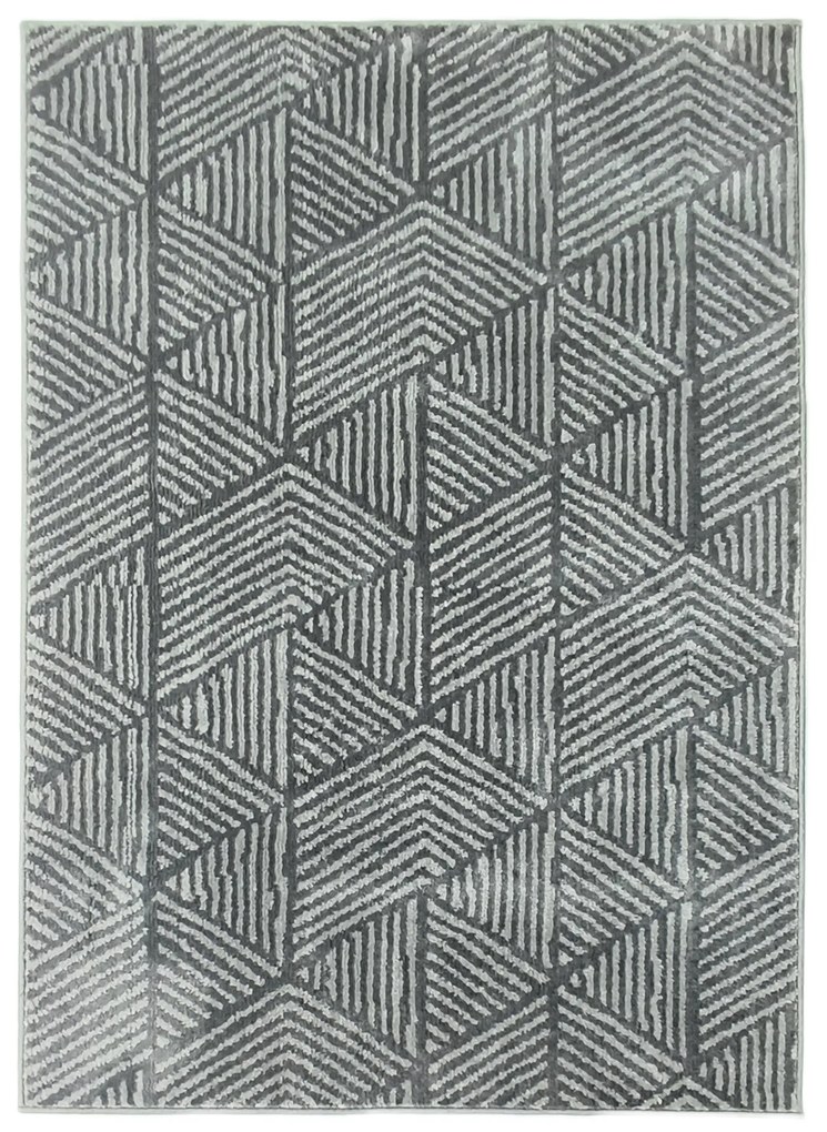 HOMCOM Χαλί σαλονιού μοντέρνου στυλ, πλενόμενο χαλί 170 x 120 cm σκούρο γκρι