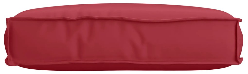 vidaXL Μαξιλάρι παλέτας για κάθισμα Κόκκινο 60 x 40 x 8 εκ.