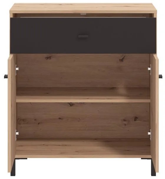 Κομότα - Μπουφές Avignon 80 2K1F2V Artisan oak 80x40x90εκ. 80x40x90 εκ.