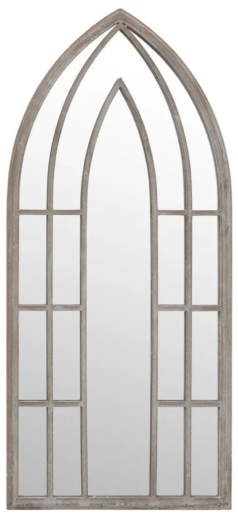 vidaXL Καθρέφτης για Εσ. Χώρους Λευκό της Άμμου 70 x 30 εκ. από Σίδερο