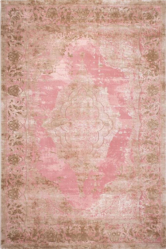 Χαλί VELVET 5420/Rose &#8211; 160×160 cm 160εκ - Στρόγγυλο