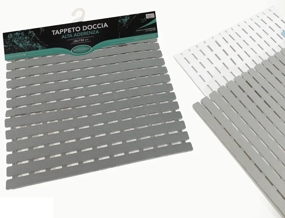 Πατάκι Μπάνιου Αντιολισθητικό PP 54x54cm Σε 3 Χρώματα