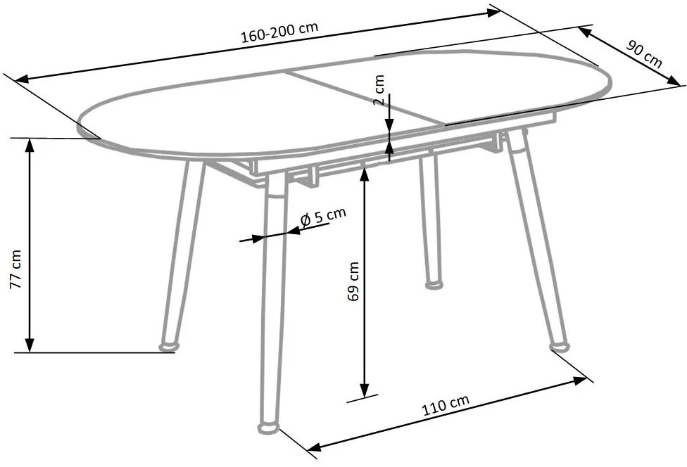 CALIBER extension table DIOMMI V-CH-CALIBER-ST