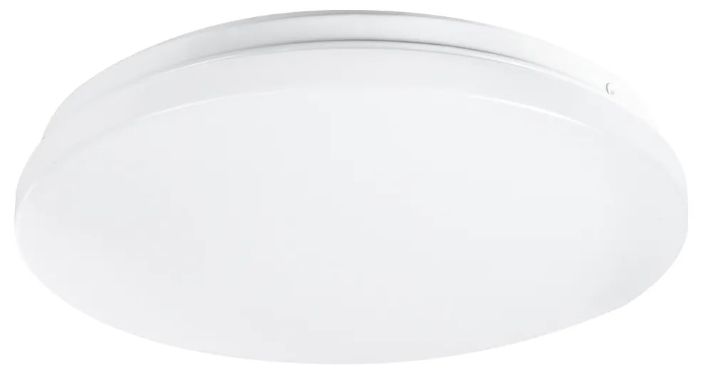 GloboStar® CELANO 61006 LED Πλαφονιέρα Οροφής Στρόγγυλη Φ26 20W 1900lm 120° AC 220-240V Αδιάβροχη IP54 Φ26 x Υ6cm Φυσικό Λευκό 4500K - 3 Χρόνια Εγγύηση