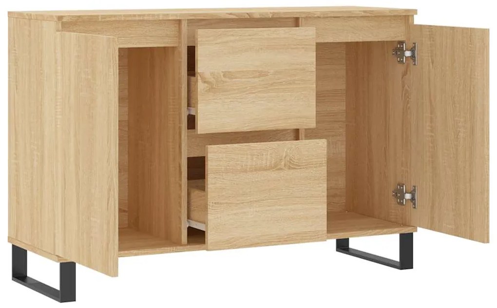 vidaXL Μπουφές Sonoma Δρυς 104 x 35 x 70 εκ. από Επεξεργασμένο Ξύλο