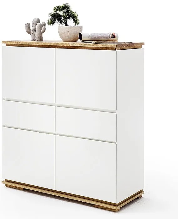 Μπουφές Μαύρη Λάκα 102x115x40
