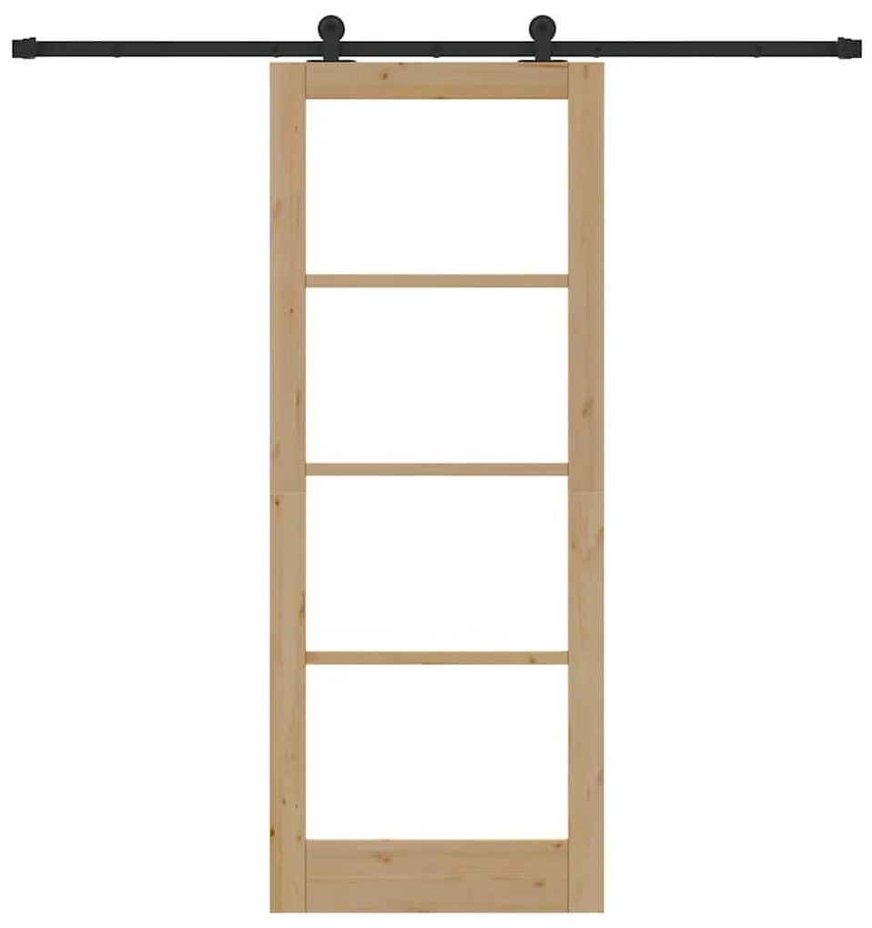 vidaXL Συρόμενη Πόρτα με το Σετ Hardware 'ORKDAL'83x211 cm