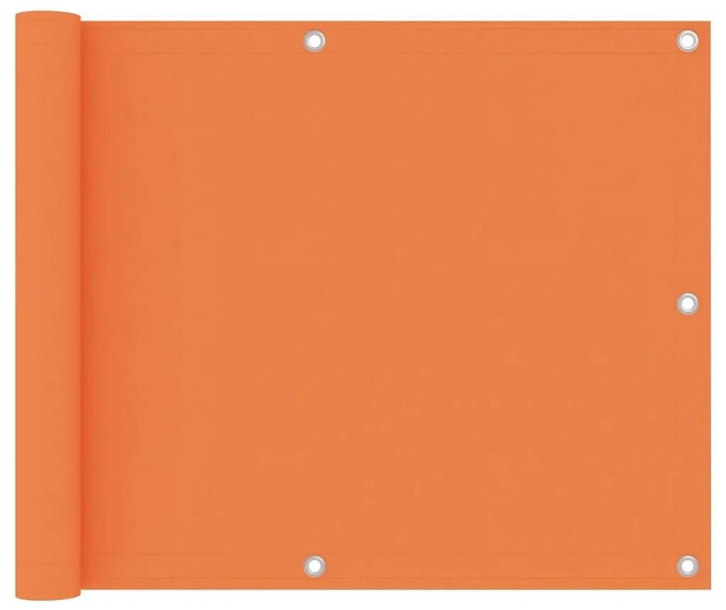 Διαχωριστικό Βεράντας Πορτοκαλί 75 x 600 εκ. Ύφασμα Oxford - Πορτοκαλί
