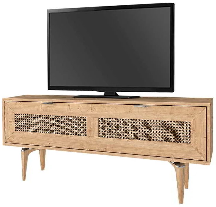 Έπιπλο τηλεόρασης Sirona Megapap από μελαμίνη χρώμα sapphire 140x30x55εκ.