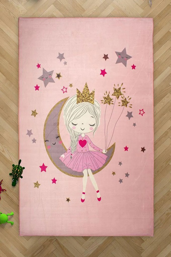 Χαλί Princess 282 Pink DimCol 135X200cm