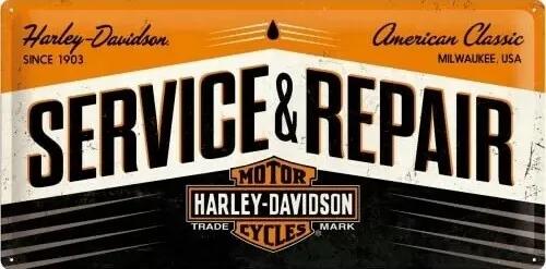 Μεταλλική πινακίδα Harley-Davidson - Service & Repair