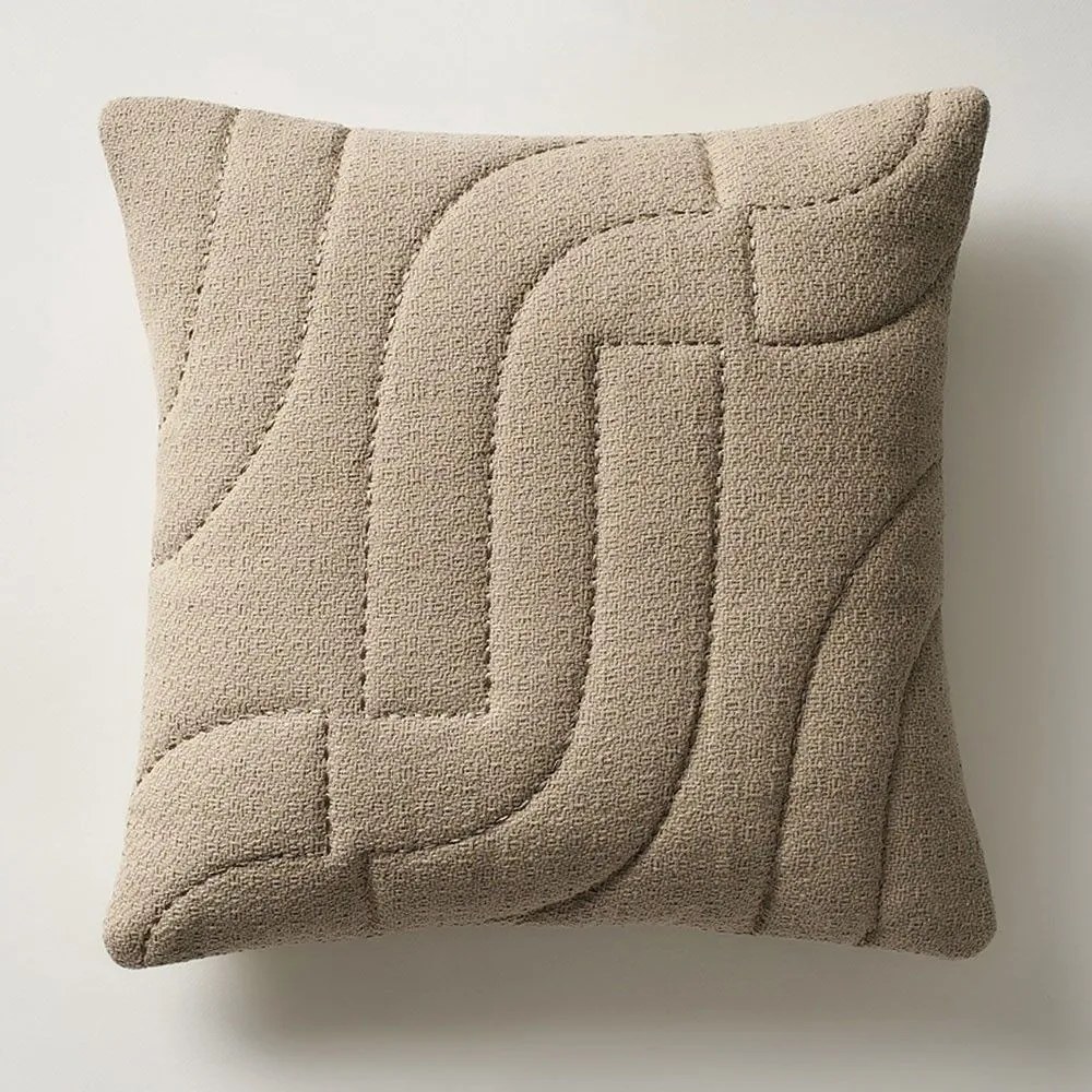 Μαξιλαροθήκη Διακοσμητική Forest 103/06 Soft Beige Gofis Home 43X43 100% Cotton