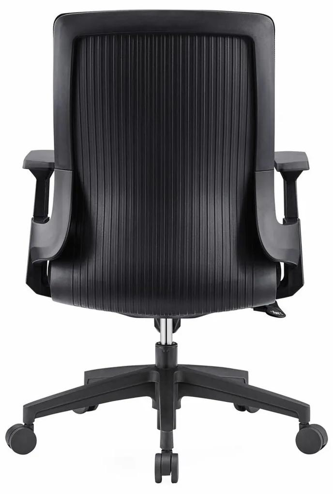 Καρέκλα γραφείου Mesa 438, Μαύρο, 98x64x64cm, 15 kg, Με μπράτσα, Με ρόδες, Μηχανισμός καρέκλας: Κλίση | Epipla1.gr