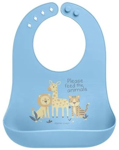 Σαλιάρα από σιλικόνη “Zoo” Stephen Joseph