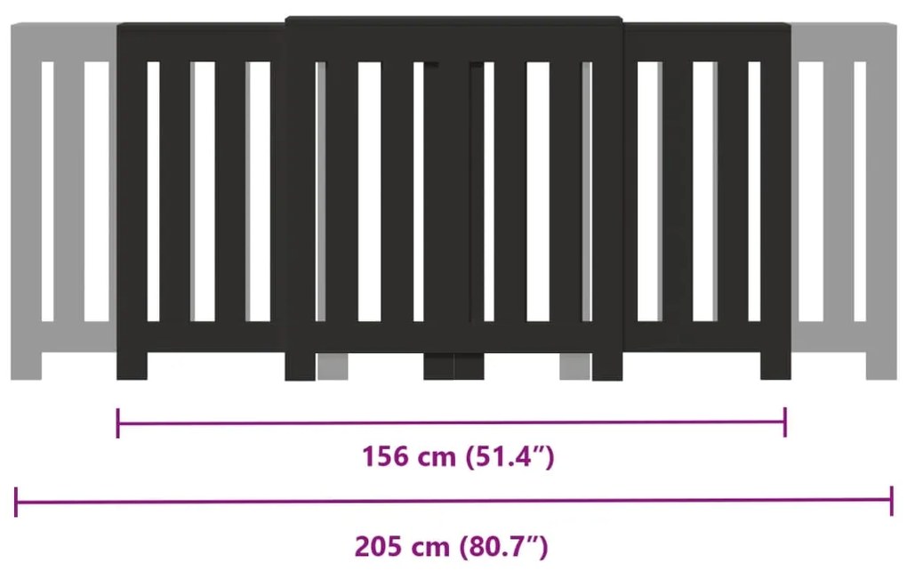 ΚΑΛΥΜΜΑ ΚΑΛΟΡΙΦΕΡ ΜΑΥΡΟ 205X21,5X83,5ΕΚ. ΑΠΟ ΕΠΕΞΕΡΓΑΣΜΕΝΟ ΞΥΛΟ 852763