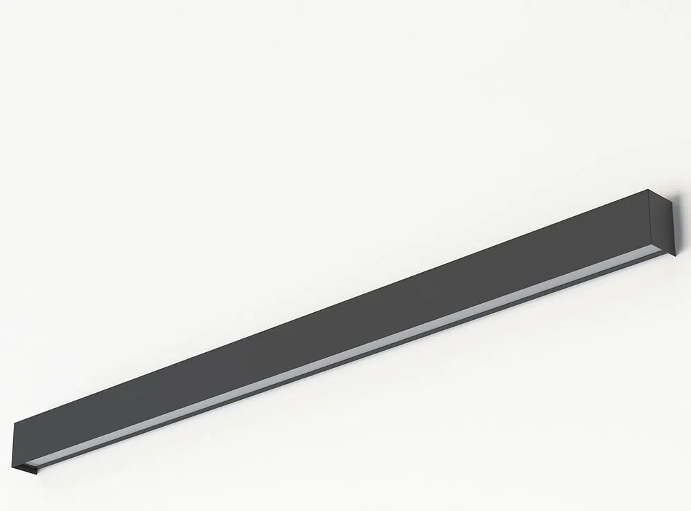Φωτιστικό Τοίχου - Απλίκα Straight L 7560 122x7cm 22W Led White-Graphite Nowodvorski