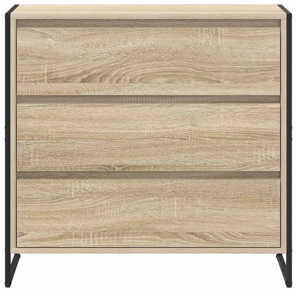 vidaXL Πλαϊνό γραφείο Σονόμα 79 x 36 x 75.5 εκ. Επεξεργασμένο ξύλο