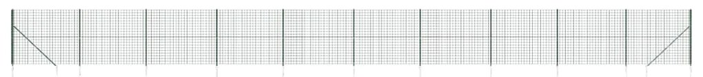 Συρματόπλεγμα Περίφραξης Πράσινο 1,4 x 25 μ. με Καρφωτές Βάσεις - Πράσινο