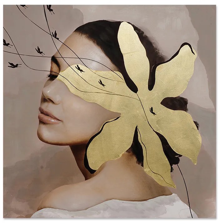 Πίνακας "Γυναικεία Φιγούρα" Καμβάς 80x80x3cm - ART-14690031