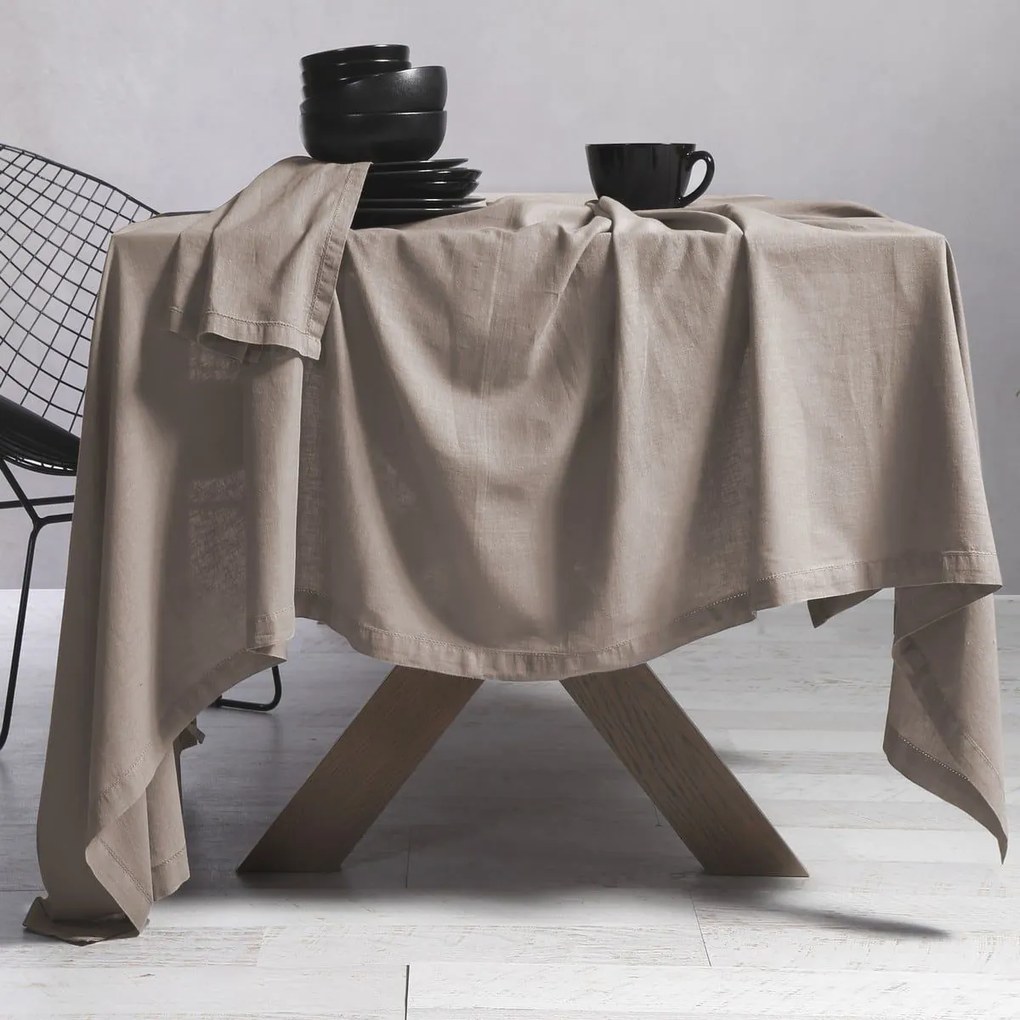Τραπεζομάντηλο Cotton-Linen Beige Nef-Nef 150X250 150x250cm 100% Cotton