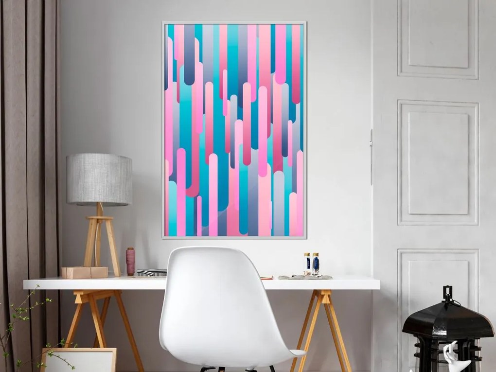 Αφίσα - Abstract Skyscrapers - 20x30 - Χρυσό - Χωρίς πασπαρτού