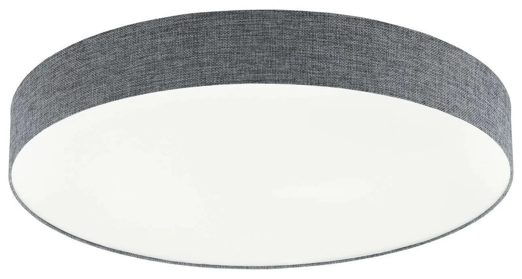 Φωτιστικό Οροφής - Πλαφονιέρα Led 97784 Grey Romao Eglo Metal, Fabric