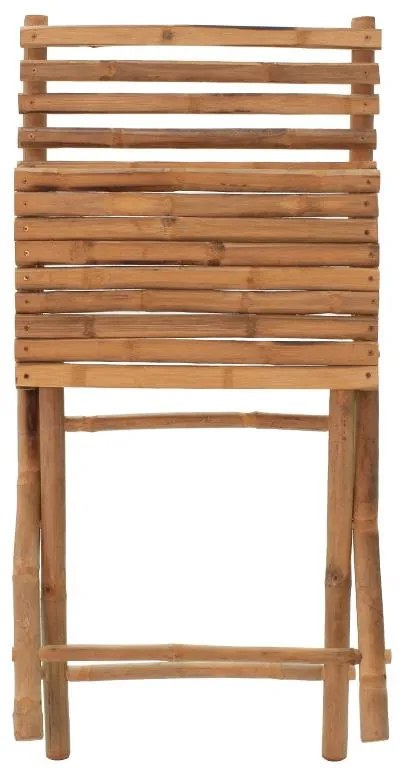 Καρέκλα Nixon πτυσσόμενη bamboo φυσικό 55x60x93 εκ.