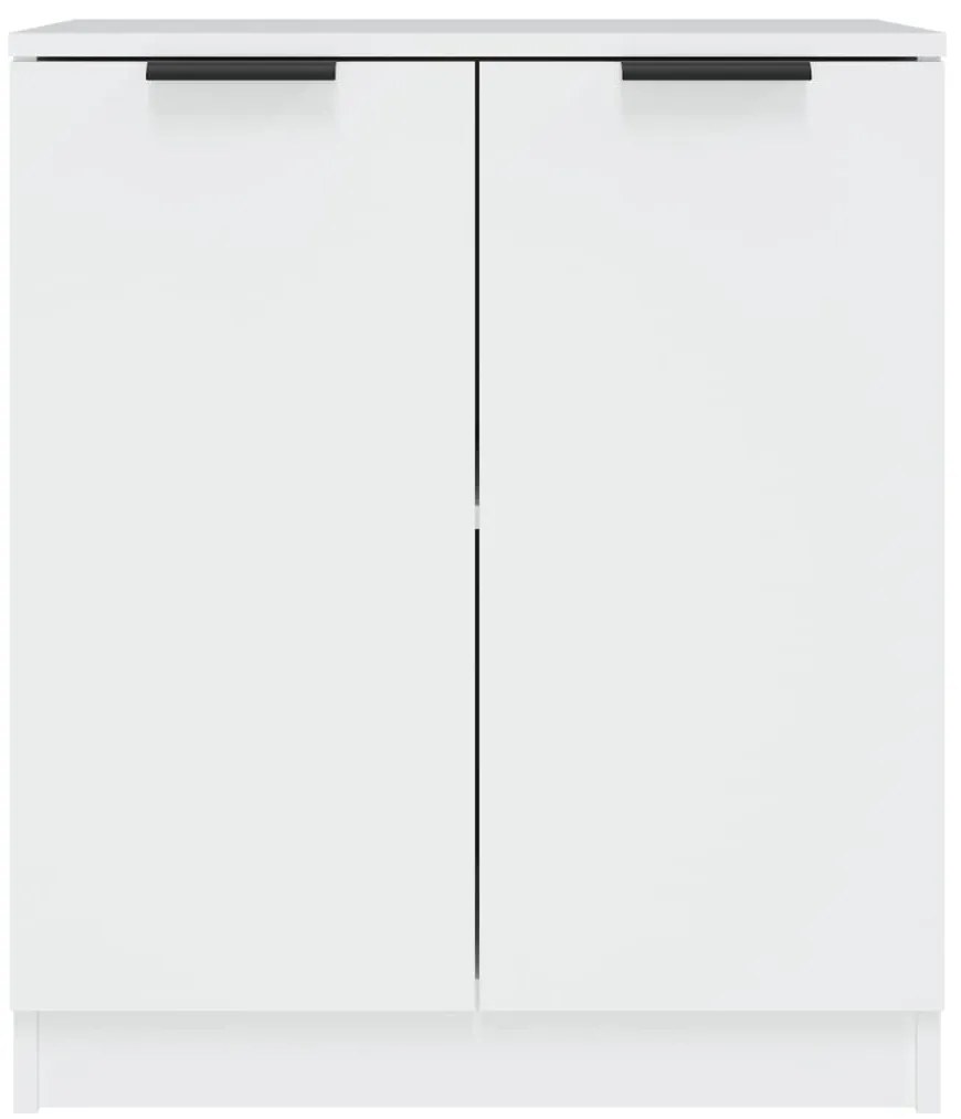 vidaXL Ντουλάπια 2 τεμ. άσπρο 60x30x70 εκ. Επεξεργασμένο Ξύλο