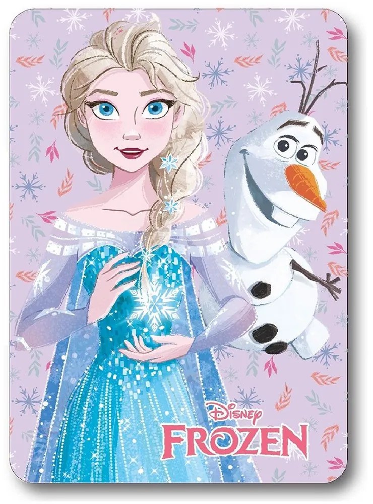 Κουβέρτα Βρεφική Fleece Disney Home Frozen 01 Lilac DimCol Cradle 100x140cm Πολυέστερ