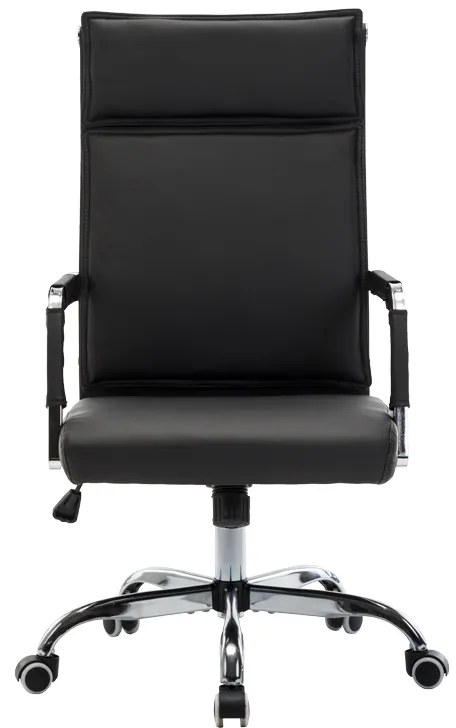 Καρέκλα γραφείου διευθυντη Mavel pakoworld PU μαύρo 55x62x100-110εκ