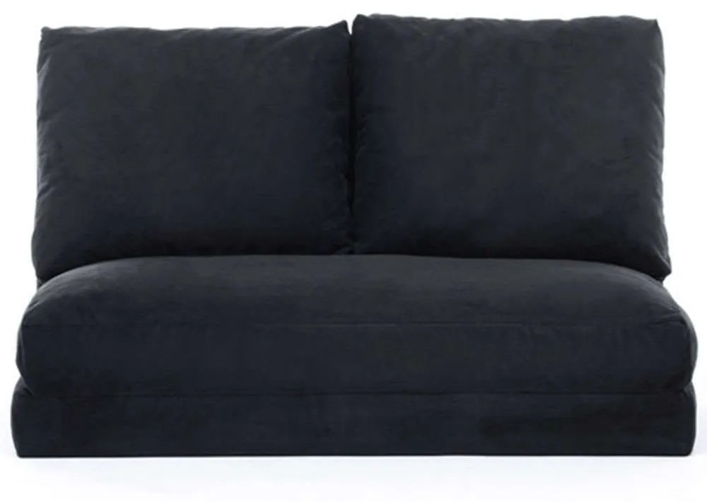 Πουφ Διθέσιο Αναδιπλούμενο Taida 859FTN1265 120x68x62cm Black