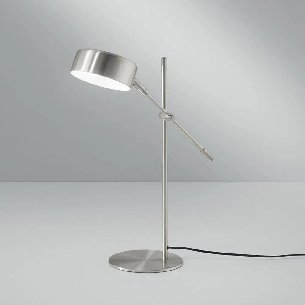 Επιτραπέζιο Φωτιστικό LDT-Eiffel-NIK E14 59,5x42cm Nickel Luce Ambiente Design