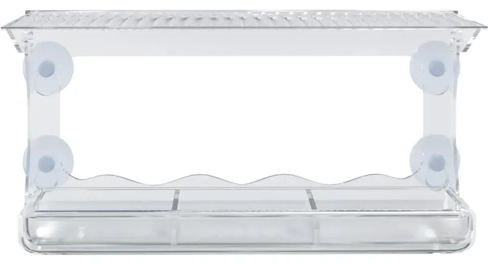 vidaXL Ταΐστρες Πουλιών για Παράθυρο 2 τεμ. 30x12x15 εκ. Ακρυλικές